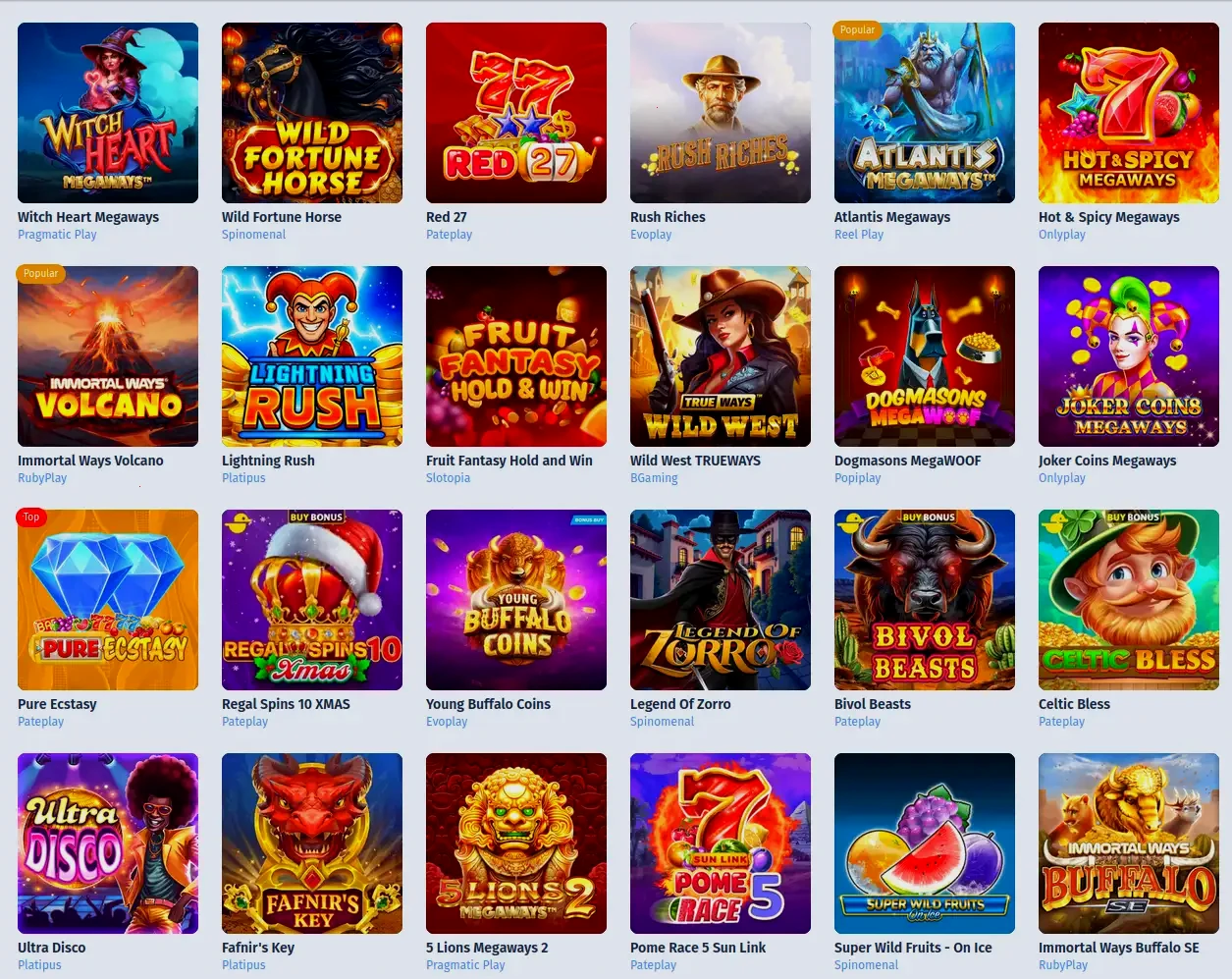 Locowin Casino Anmeldung und Spielauswahl auf Desktop und Mobilgerät